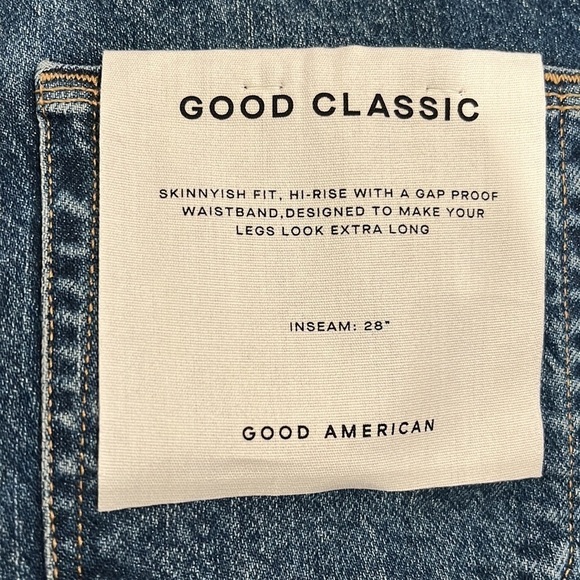 Good American blue Good Classic Jeans Size 2 /26 - Picture 2 of 8